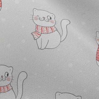 Playful Sweater Cat Chiffon