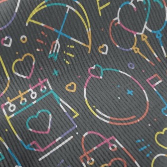 Colorful Couple Itinerary Standard Corduroy