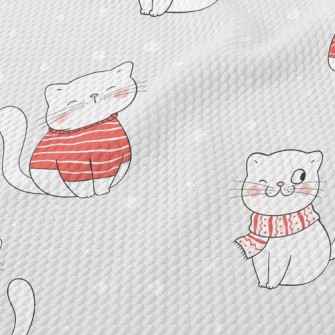 Playful Sweater Cat Birdseye Piqué