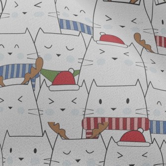 Cat Christmas Dress Up Chiffon