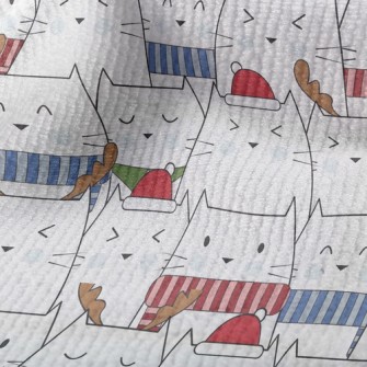 Cat Christmas Dress Up Terry