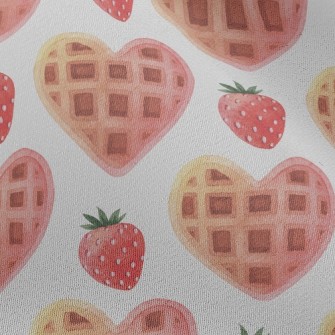 Strawberry Heart Muffins Chiffon