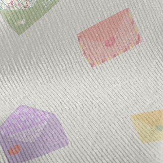 Pink And Colorful Envelopes Standard Corduroy