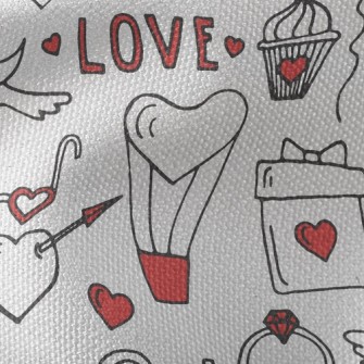 Sweet Valentine's Day Waterproof Canvas