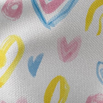Watercolor Love Lines Waterproof Canvas