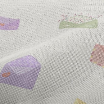 Pink And Colorful Envelopes Performance Linen