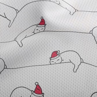 Lazy Resting Cat Athletic Mesh Flat Back