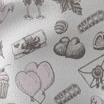 Valentine's Day Dinner Waterproof Canvas