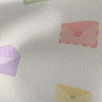 Pink And Colorful Envelopes Waterproof Canvas