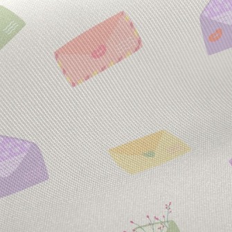 Pink And Colorful Envelopes Twill