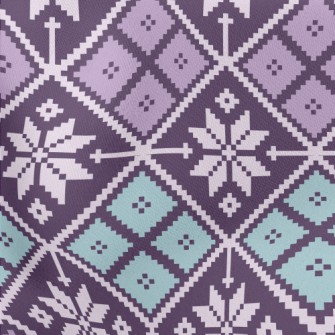 Snowflake Ethnic Style Stretch Ponte