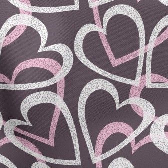 Curly Lines Of Love Stretch Ponte