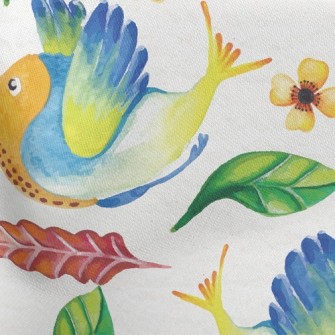 Watercolor Fantasy Hummingbird Stretch Ponte