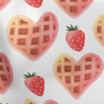 Strawberry Heart Muffins Stretch Ponte