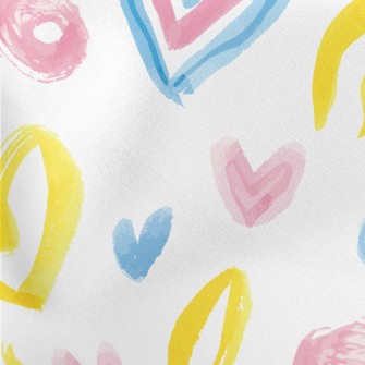 Watercolor Love Lines Stretch Ponte