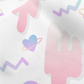Fluorescent Gradient Love Micro Fleece