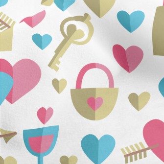 Golden Love Key Micro Fleece