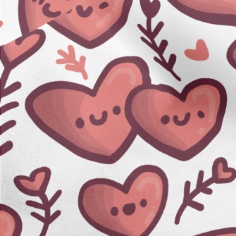 I Love You Heart Micro Fleece
