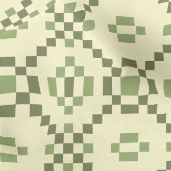 Ethnic Style Squares Micro Fleece