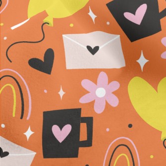 Love Balloon Love Letter Micro Fleece