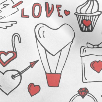 Sweet Valentine's Day Micro Fleece