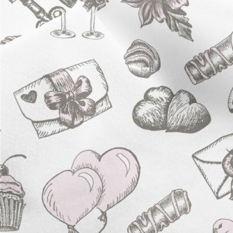 Valentine's Day Dinner Micro Fleece