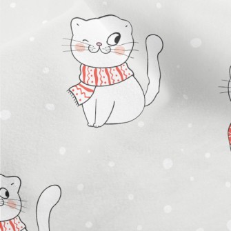 Playful Sweater Cat Micro Fleece