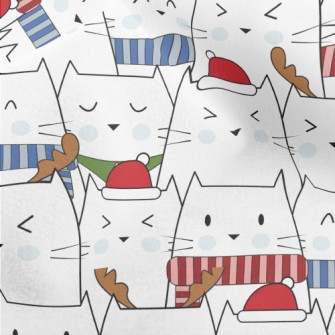 Cat Christmas Dress Up Micro Fleece