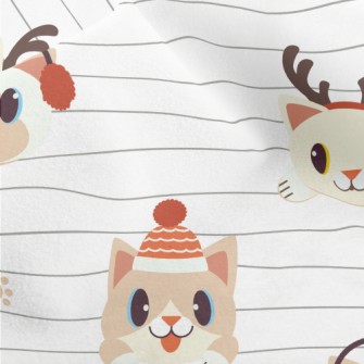 Funny Tongue Sticking Out Kitt Micro Fleece