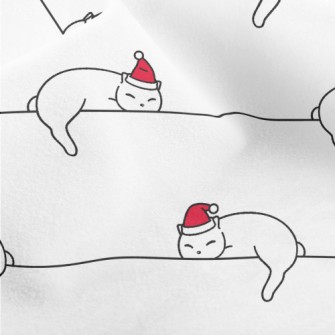 Lazy Resting Cat Micro Fleece