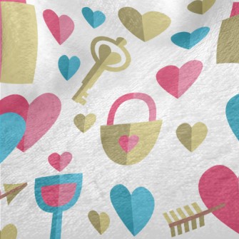 Golden Love Key Minky