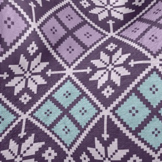Snowflake Ethnic Style Minky
