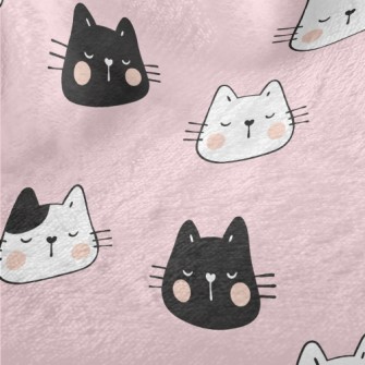 Bicolor Kitten With Closed Eye Minky