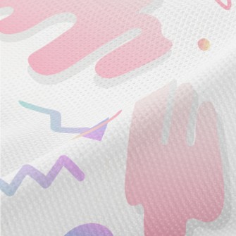 Fluorescent Gradient Love Piqué