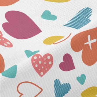 Cross Shaped Heart Piqué