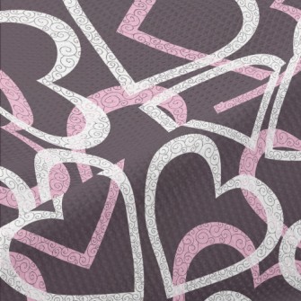 Curly Lines Of Love Piqué