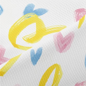Watercolor Love Lines Piqué