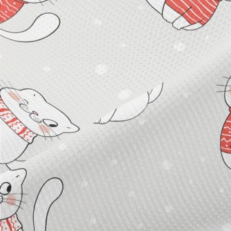 Playful Sweater Cat Piqué