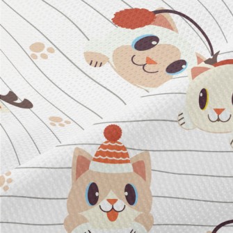 Funny Tongue Sticking Out Kitt Piqué