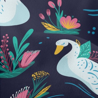 Shy Beautiful Swan Lightweight Performance Linen