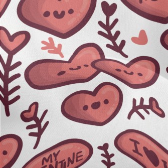 I Love You Heart Lightweight Performance Linen