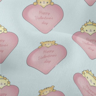 Animals Celebrate Valentine&#3 Lightweight Performance Linen