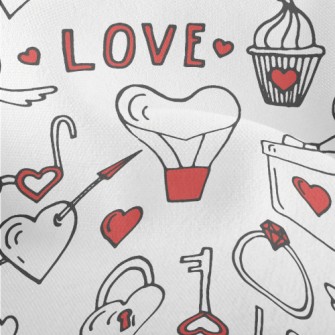 Sweet Valentine's Day Lightweight Performance Linen