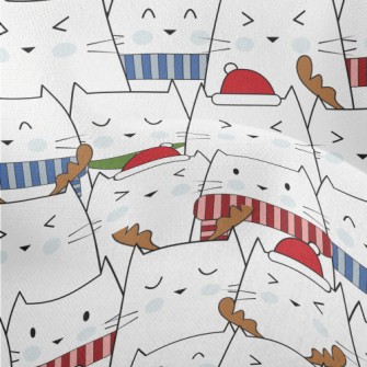 Cat Christmas Dress Up Lightweight Performance Linen