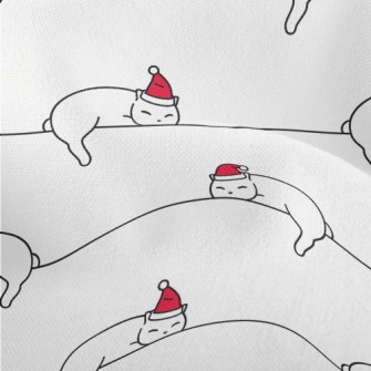 Lazy Resting Cat Lightweight Performance Linen