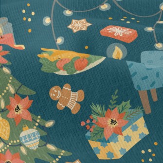 Warm Christmas Dinner Modern Jersey