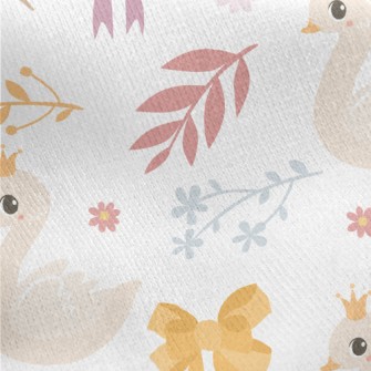Shy Swan Princess Jersey Backed Fleece