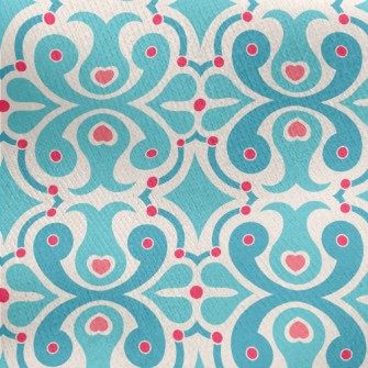 Special Totem Damask Jersey Backed Fleece