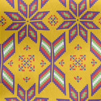 Special Ethnic Totem Jersey Backed Fleece
