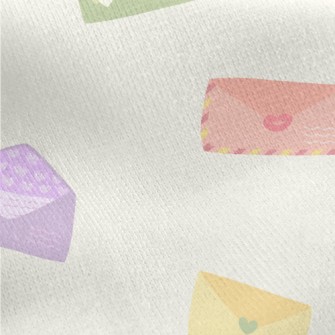 Pink And Colorful Envelopes Jersey Backed Fleece